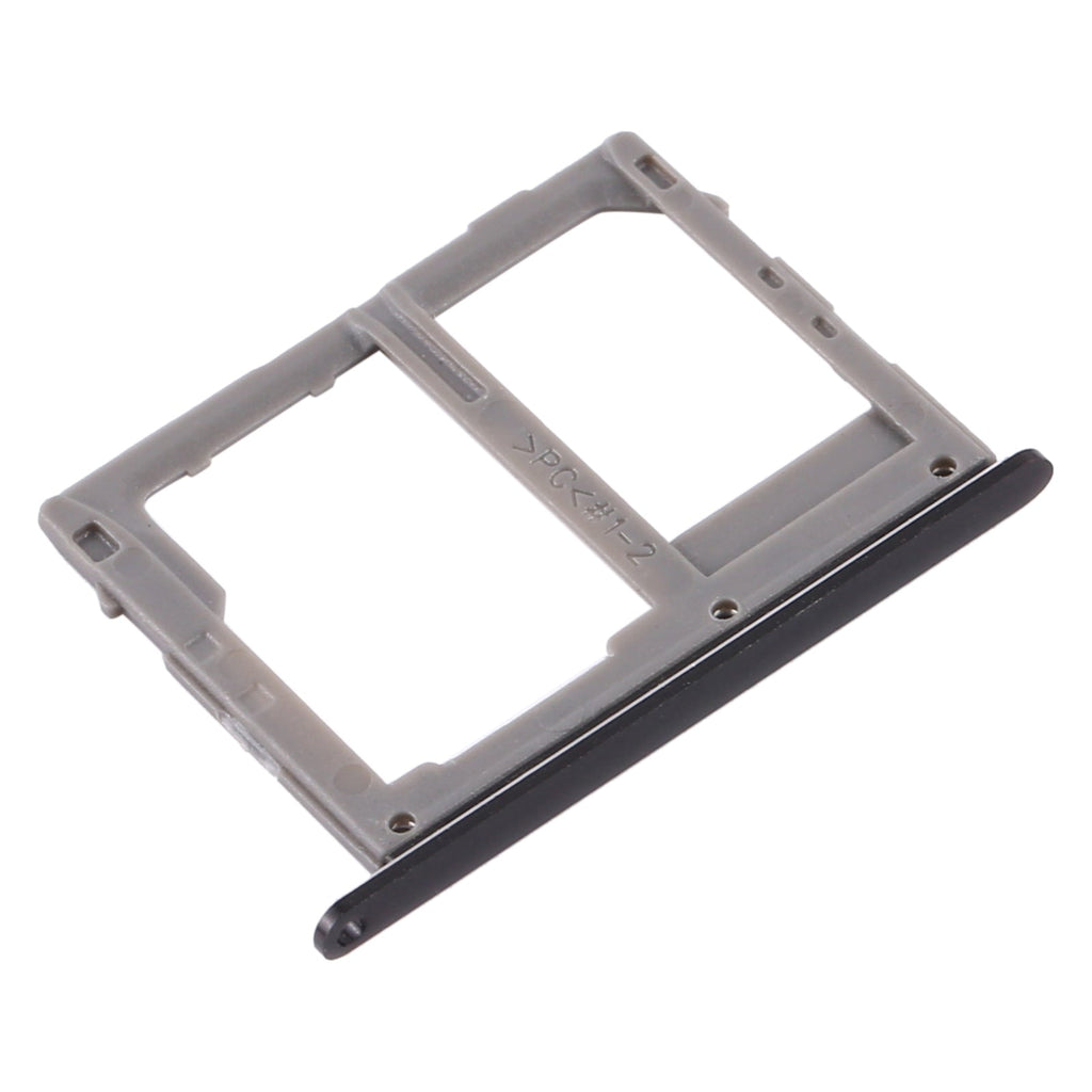 For Samsung Galaxy A8 Star / A9 Star SM-G8850 SIM Card Tray + SIM Card Tray / Micro SD Card Tray (Black)