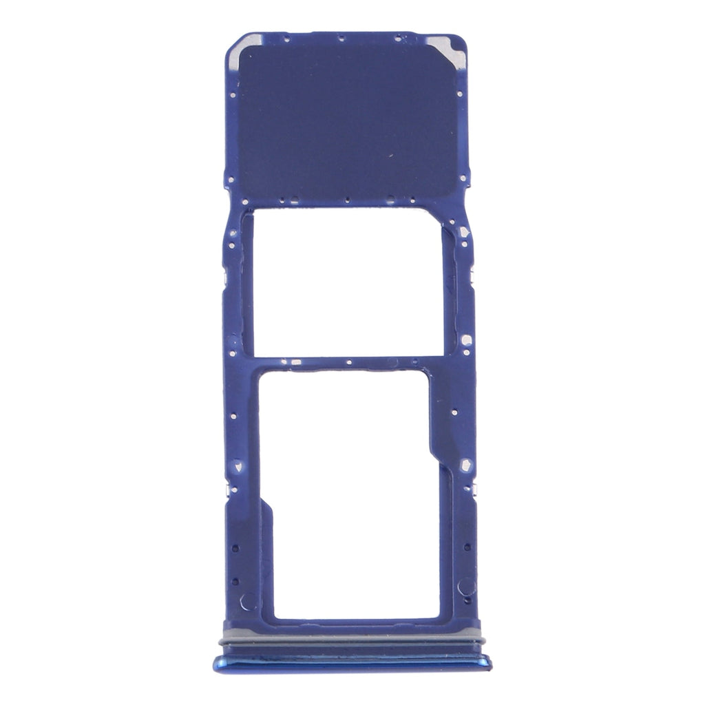 For Samsung Galaxy A9 (2018) SM-A920 SIM Card Tray + Micro SD Card Tray (Blue)