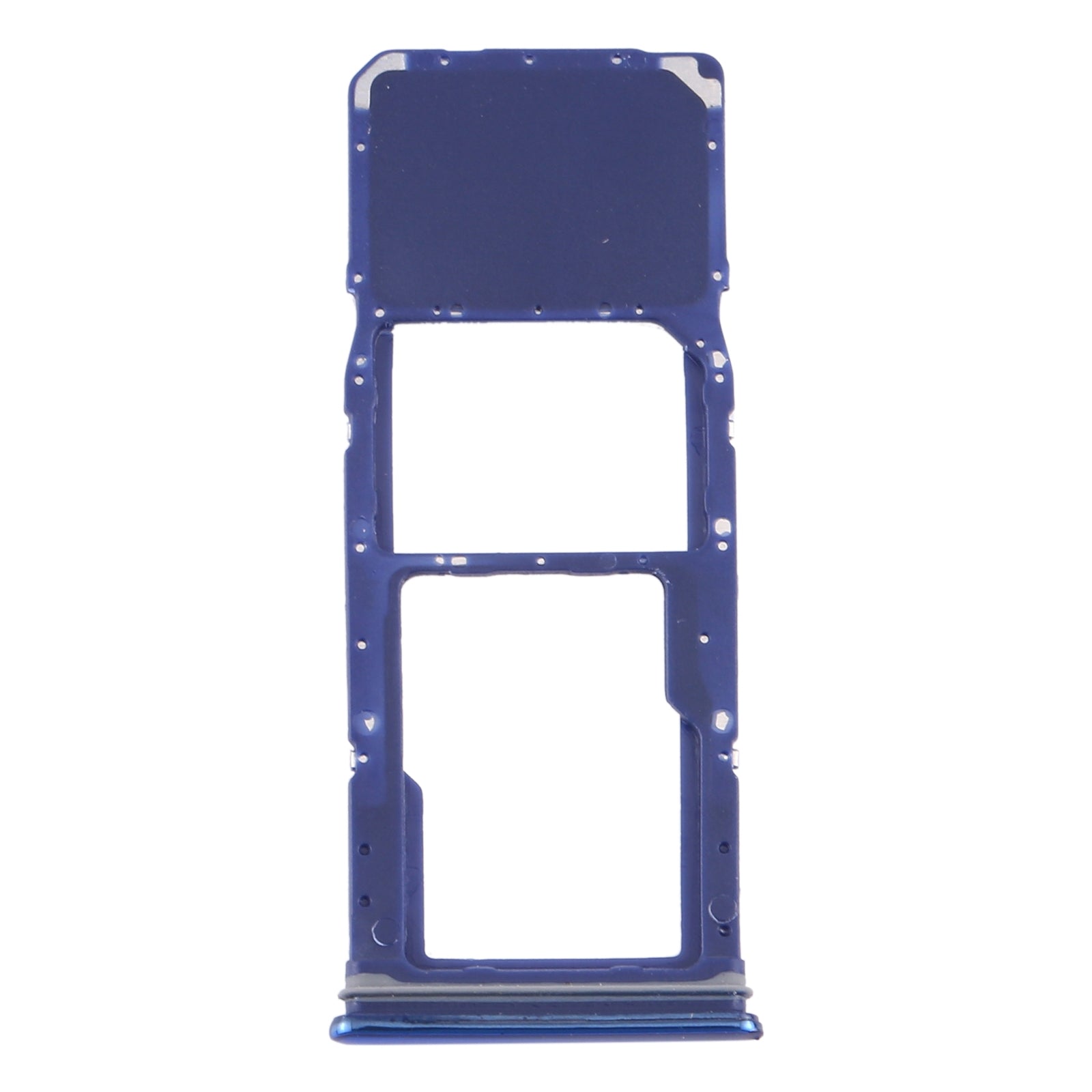 For Samsung Galaxy A9 (2018) SM-A920 SIM Card Tray + Micro SD Card Tray (Blue)