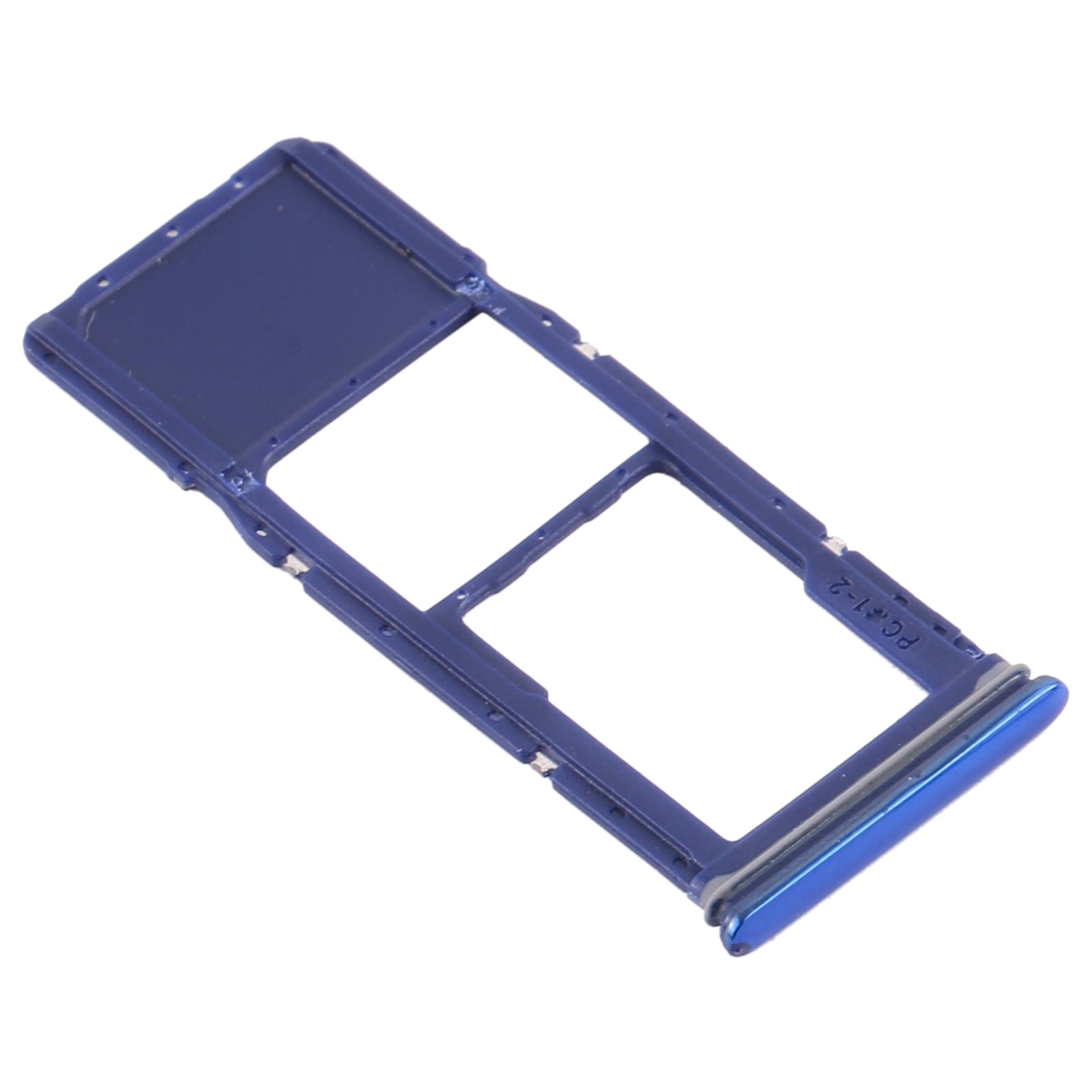 For Samsung Galaxy A9 (2018) SM-A920 SIM Card Tray + Micro SD Card Tray (Blue)