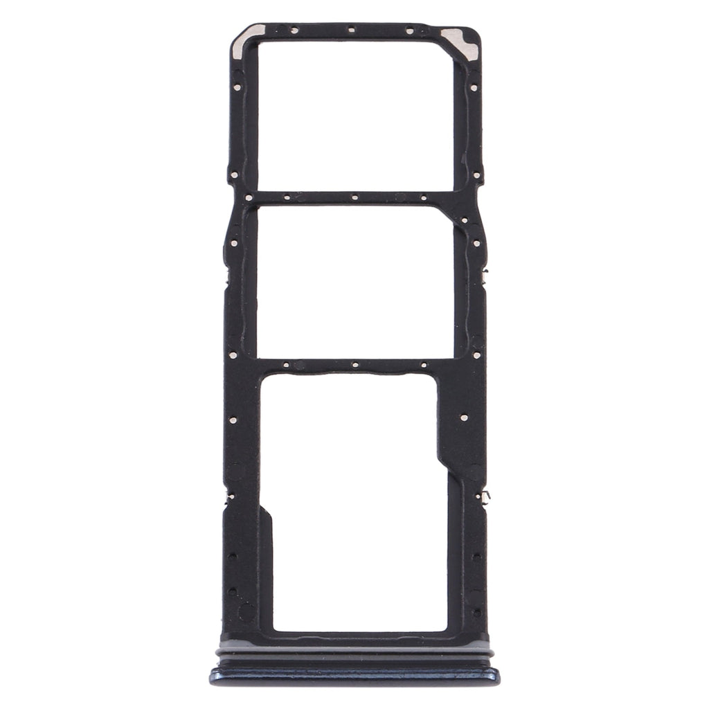 For Samsung Galaxy A9 (2018) SM-A920 SIM Card Tray + SIM Card Tray + Micro SD Card Tray (Black)