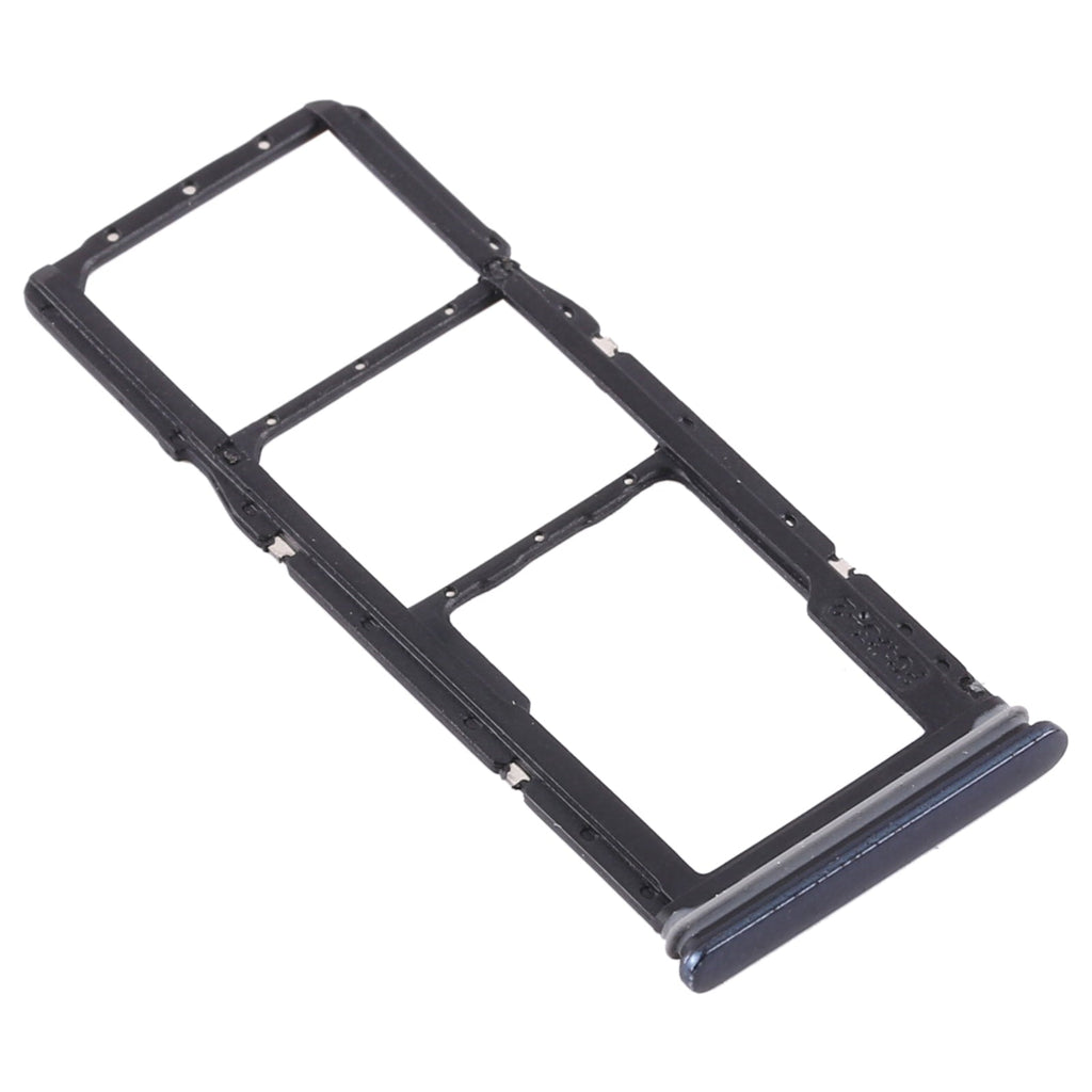 For Samsung Galaxy A9 (2018) SM-A920 SIM Card Tray + SIM Card Tray + Micro SD Card Tray (Black)