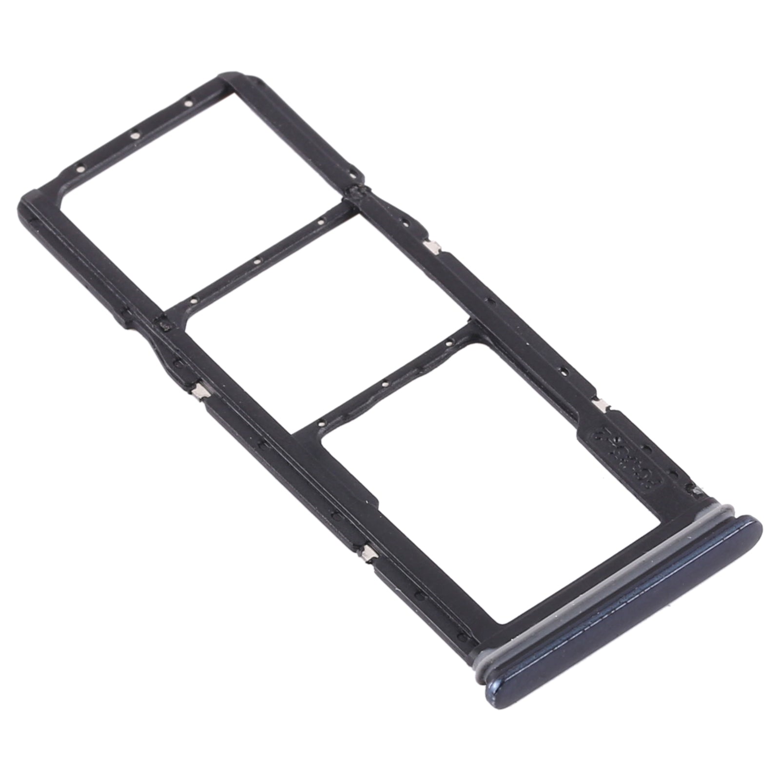 For Samsung Galaxy A9 (2018) SM-A920 SIM Card Tray + SIM Card Tray + Micro SD Card Tray (Black)