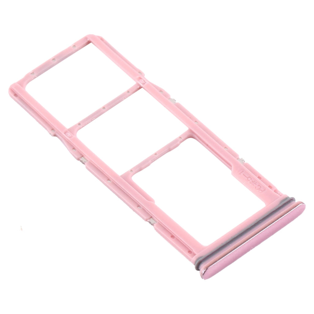 For Samsung Galaxy A9 (2018) SM-A920 SIM Card Tray + SIM Card Tray + Micro SD Card Tray (Pink)