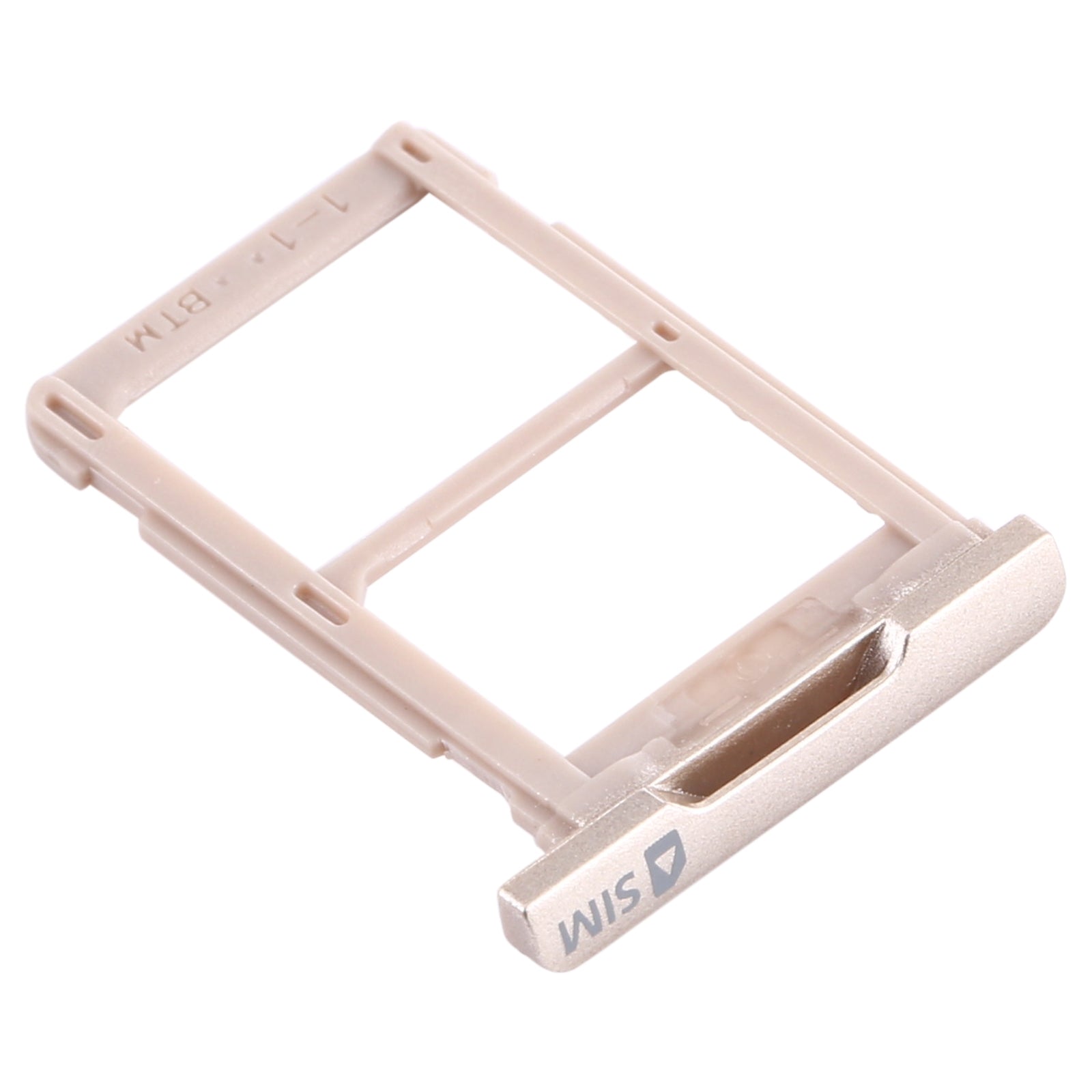 For Samsung Galaxy Tab A 7.0 (2016) SM-T285 SIM Card Tray + SIM Card Tray (Gold)