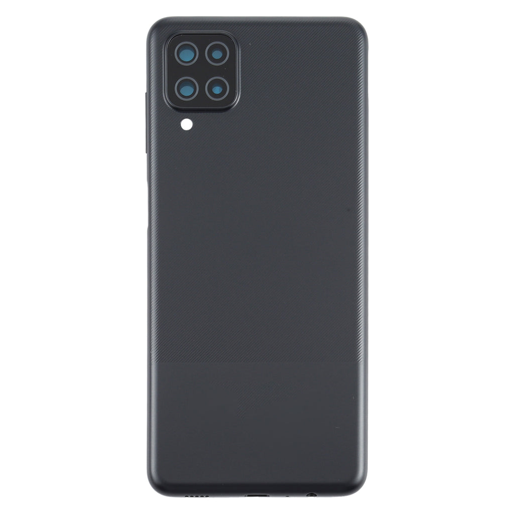 For Samsung Galaxy A12 Battery Back Cover (Black)