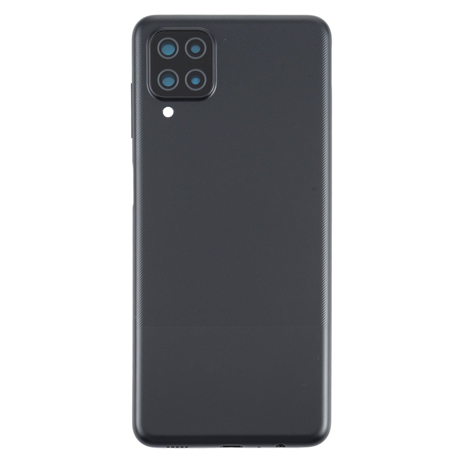For Samsung Galaxy A12 Battery Back Cover (Black)