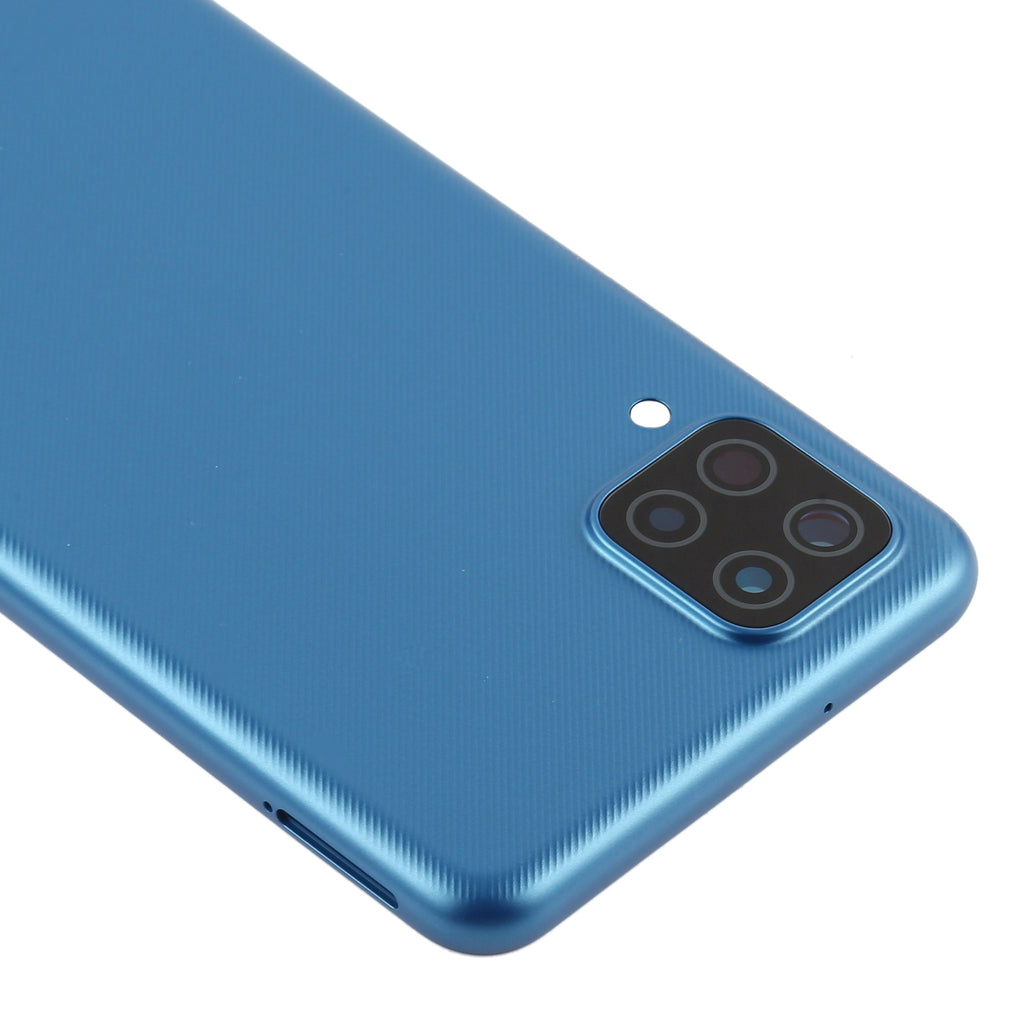 For Samsung Galaxy A12 Battery Back Cover (Blue)