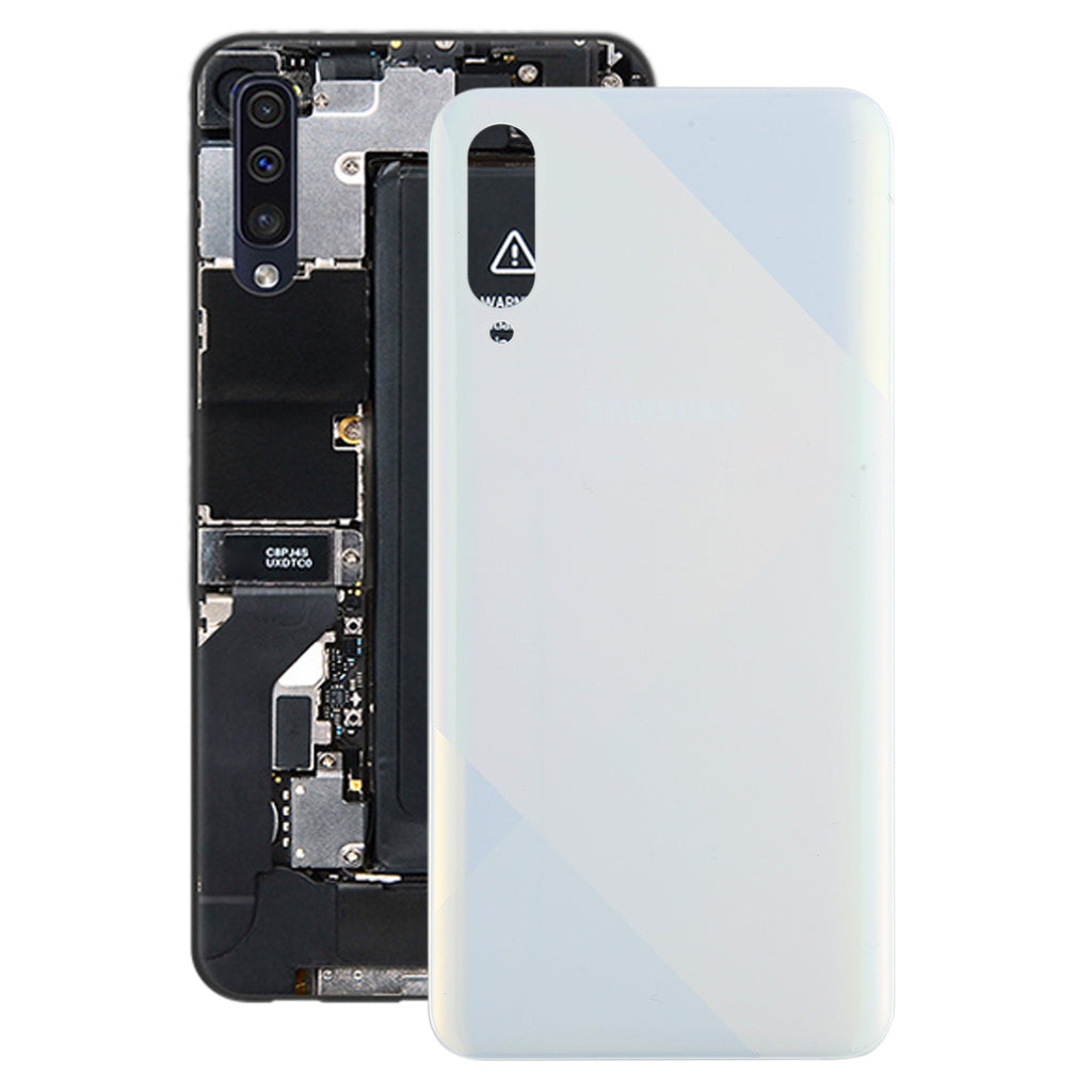 For Samsung Galaxy A50s SM-A507F Battery Back Cover (White)