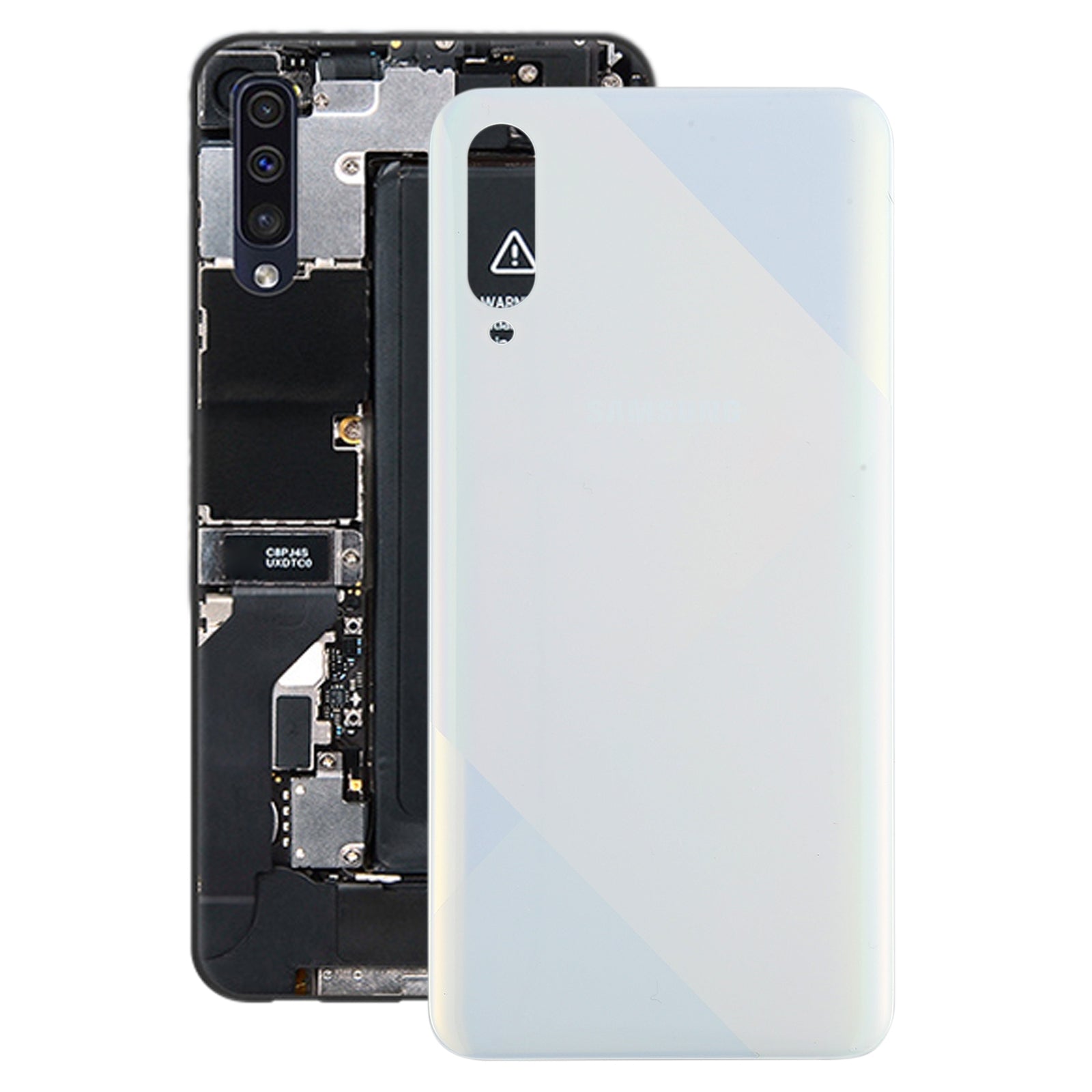 For Samsung Galaxy A50s SM-A507F Battery Back Cover (White)