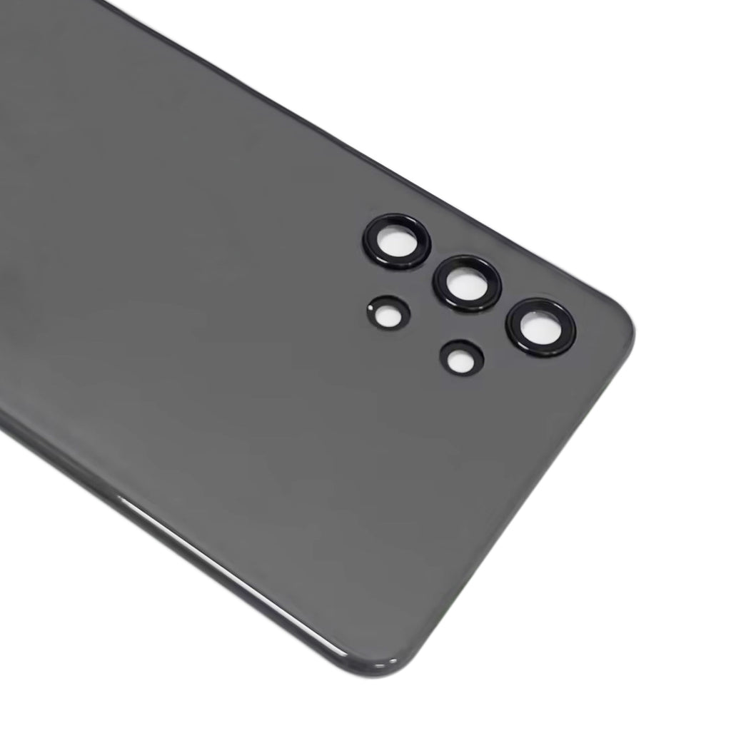 For Samsung Galaxy A32 4G Battery Back Cover with Camera Lens Frame (Black)