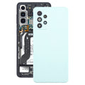 For Samsung Galaxy A52 5G / A52 4G Battery Back Cover with Camera Lens Frame(Green)