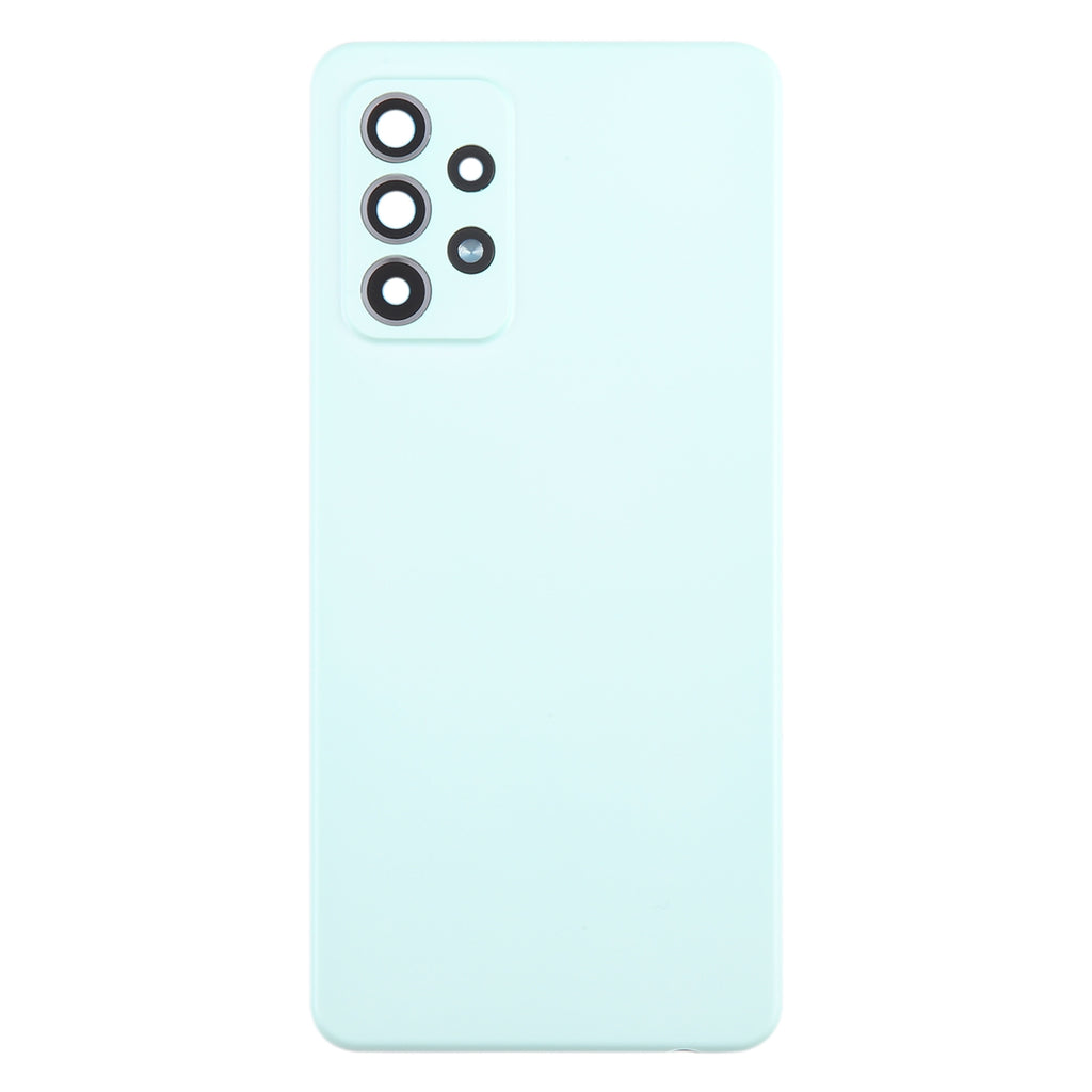 For Samsung Galaxy A52 5G / A52 4G Battery Back Cover with Camera Lens Frame(Green)