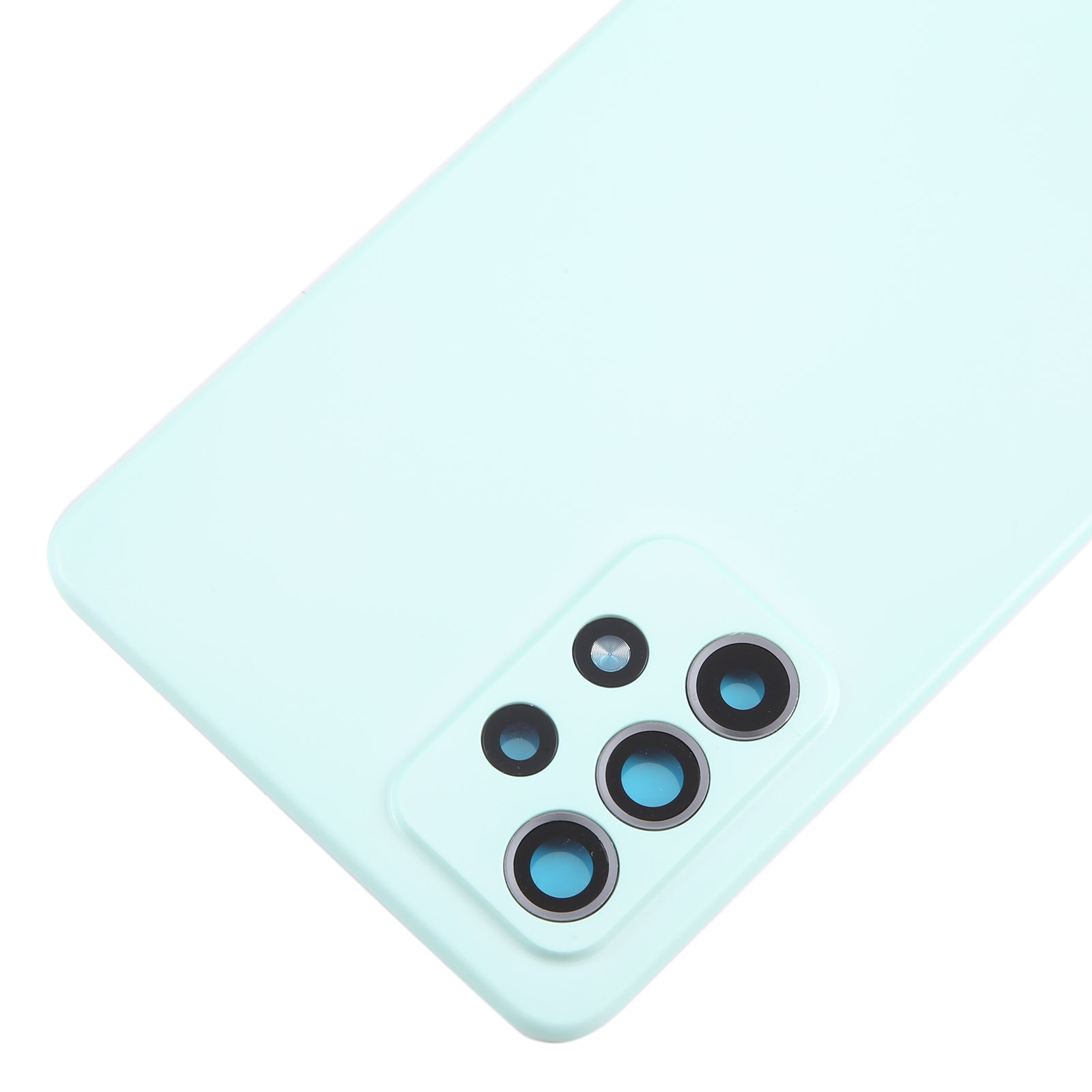 For Samsung Galaxy A52 5G / A52 4G Battery Back Cover with Camera Lens Frame(Green)