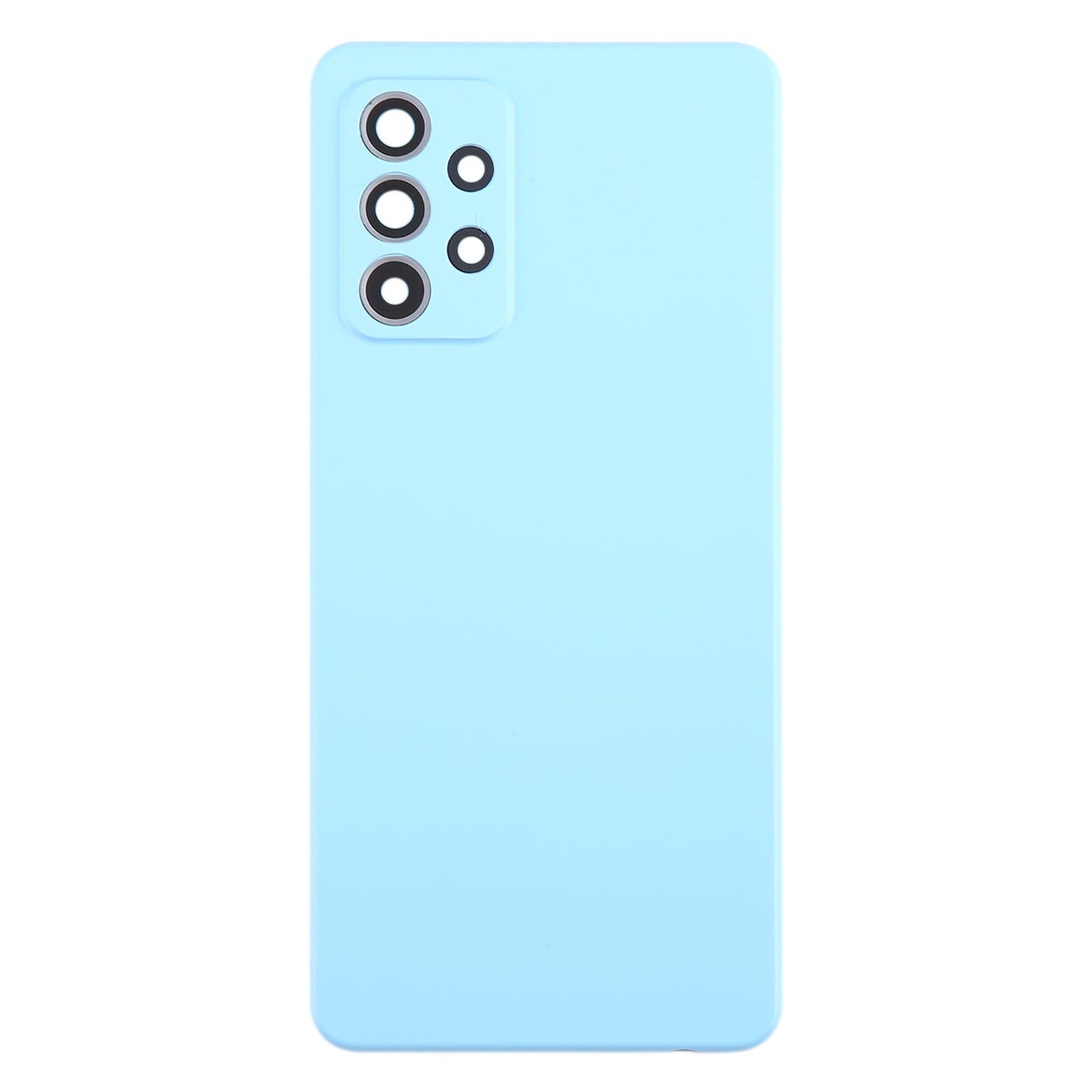 For Samsung Galaxy A52 5G / A52 4G Battery Back Cover with Camera Lens Frame(Blue)