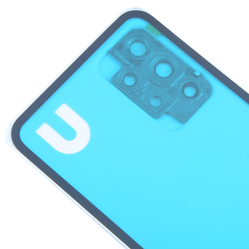 For Samsung Galaxy A52 5G / A52 4G Battery Back Cover with Camera Lens Frame(Blue)