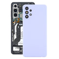 For Samsung Galaxy A32 5G Battery Back Cover with Camera Lens Frame (Purple)