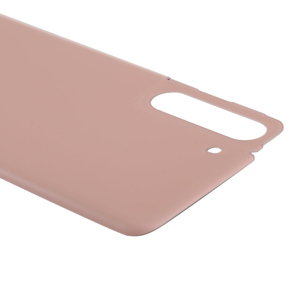 For Samsung Galaxy S21 Battery Back Cover (Pink)