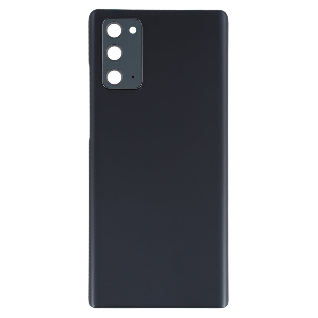 For Samsung Galaxy Note20 Battery Back Cover with Camera Lens Frame (Black)