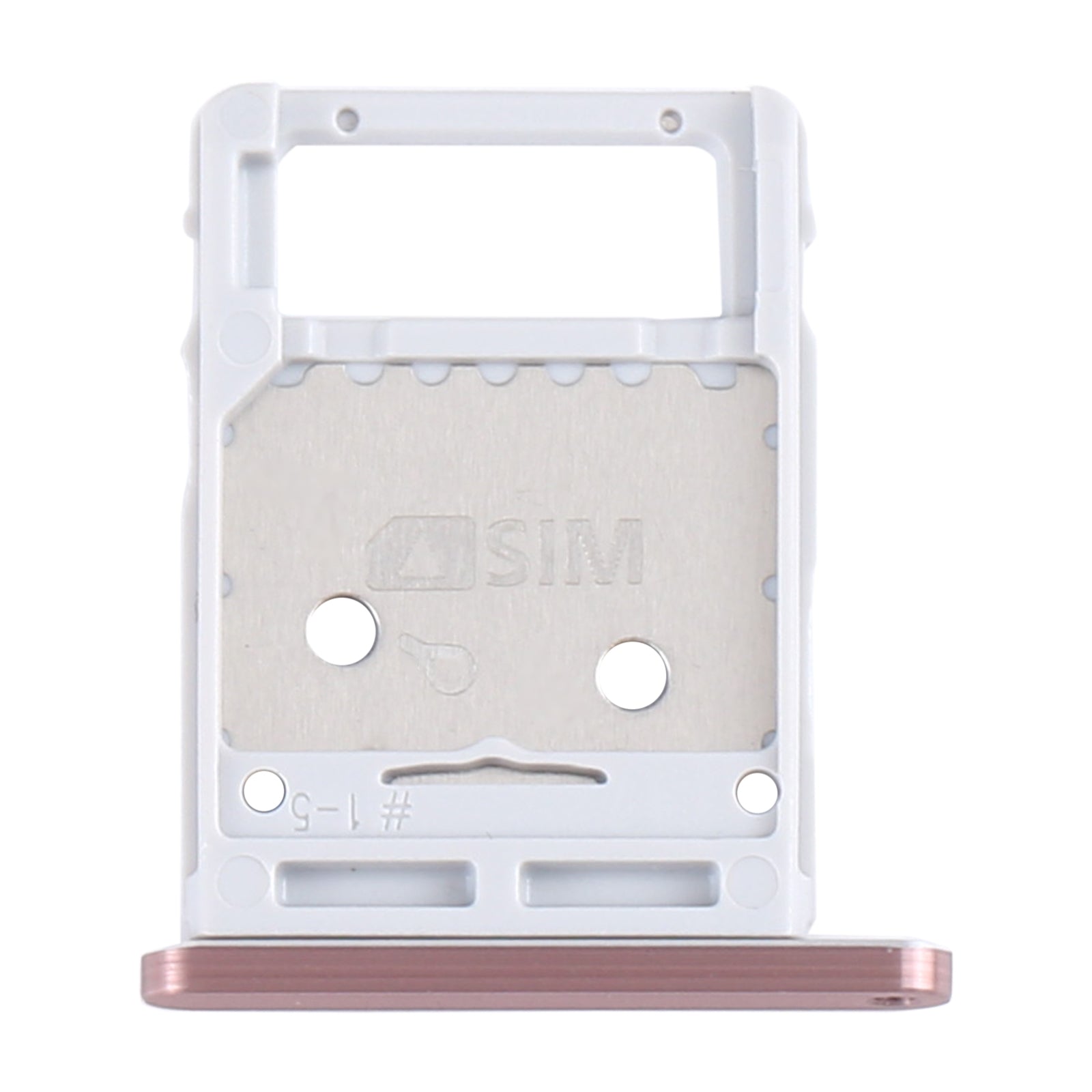 For Samsung Galaxy Tab S7 SM-T870/T875 SIM Card Tray + Micro SD Card Tray (Pink)