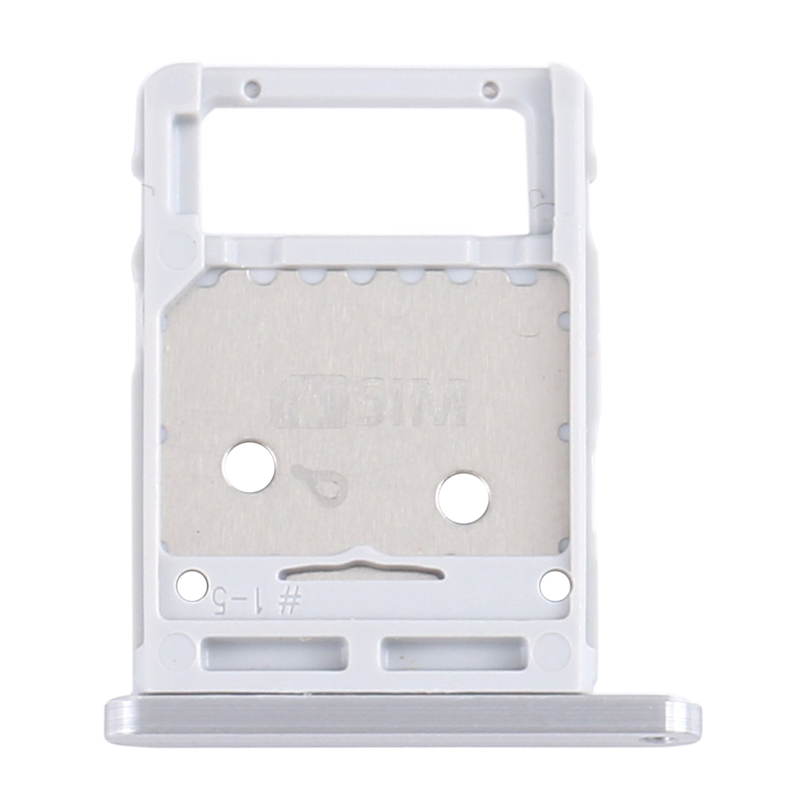 For Samsung Galaxy Tab S7 SM-T870/T875 SIM Card Tray + Micro SD Card Tray (Silver)