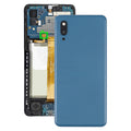 For Samsung Galaxy A02 Battery Back Cover with Camera Lens Frame (Blue)