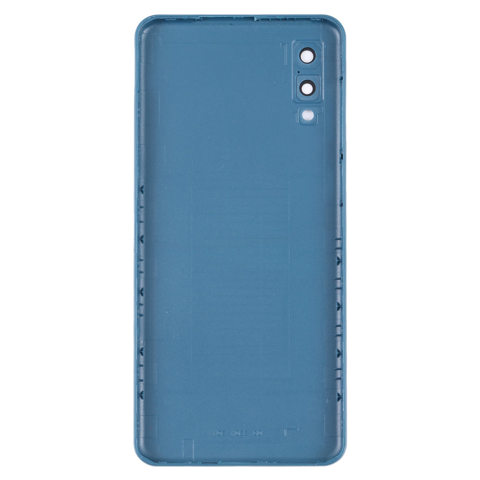 For Samsung Galaxy A02 Battery Back Cover with Camera Lens Frame (Blue)