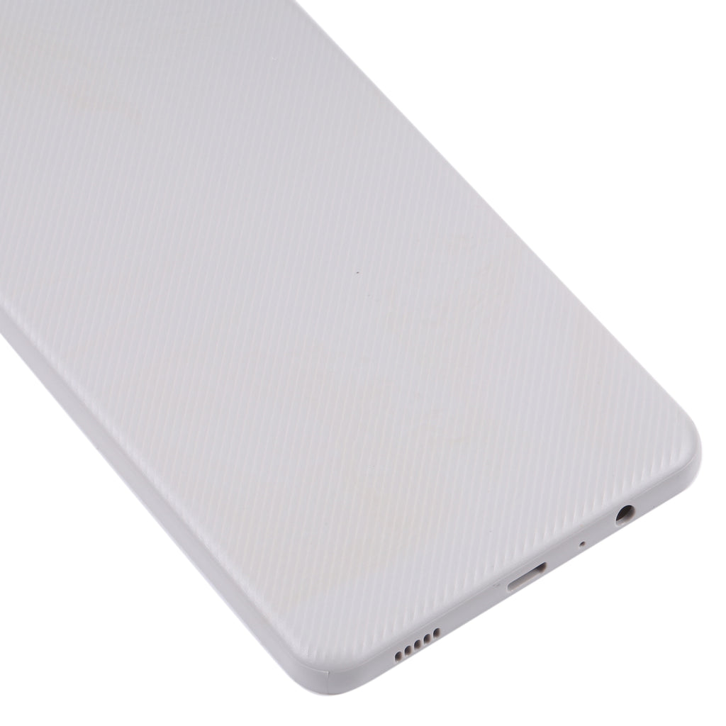 For Samsung Galaxy A02 Battery Back Cover with Camera Lens Frame (White)