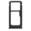 For Samsung Galaxy Tab A 8.0 2019 SM-T295 SIM Card Tray + Micro SD Card Tray (Black)