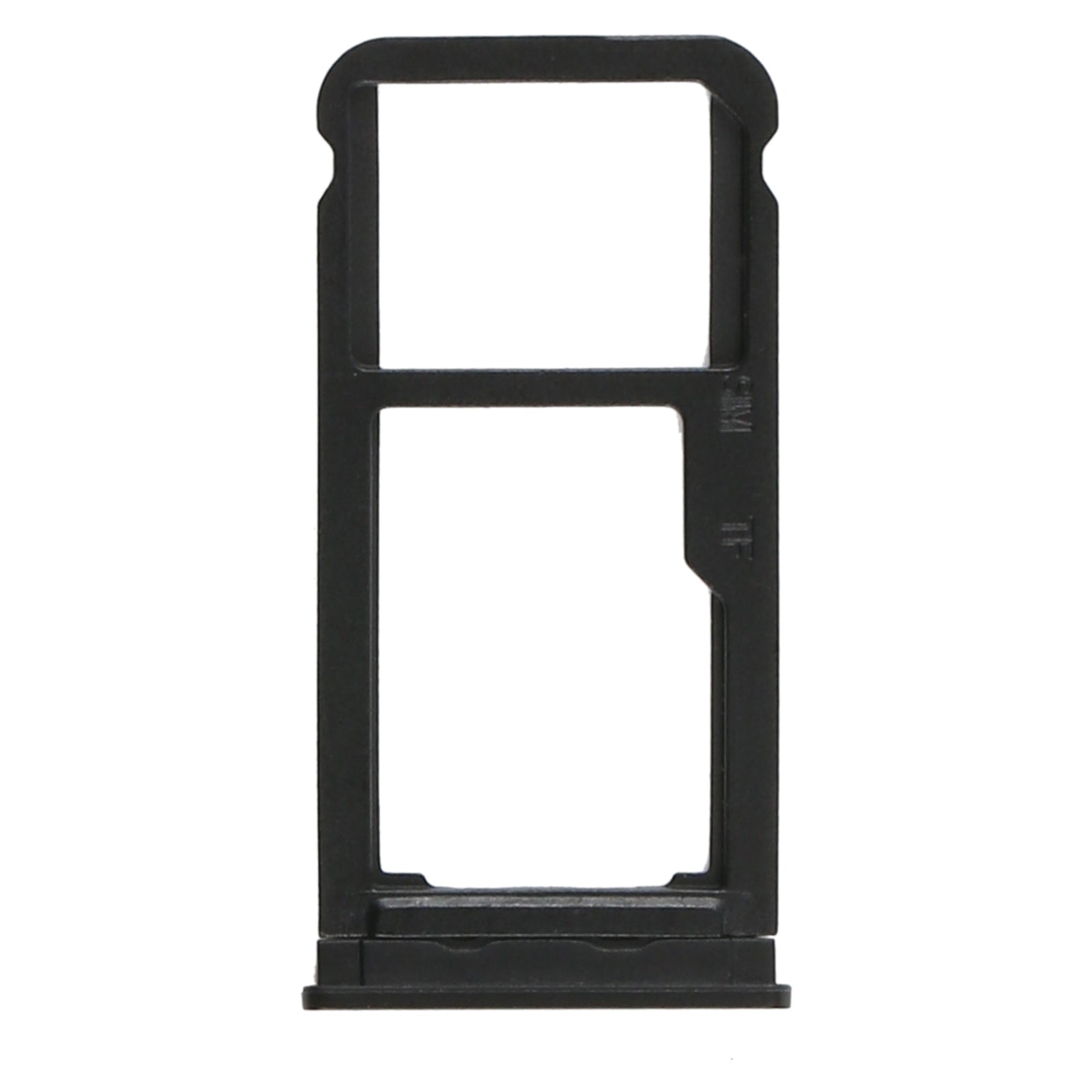 For Samsung Galaxy Tab A 8.0 2019 SM-T295 SIM Card Tray + Micro SD Card Tray (Black)