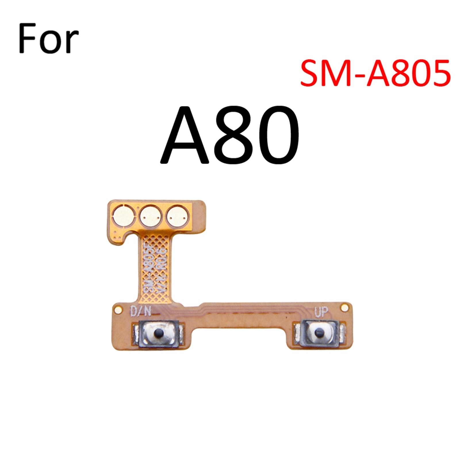 For Samsung Galaxy A80 SM-A805 Volume Button Flex Cable