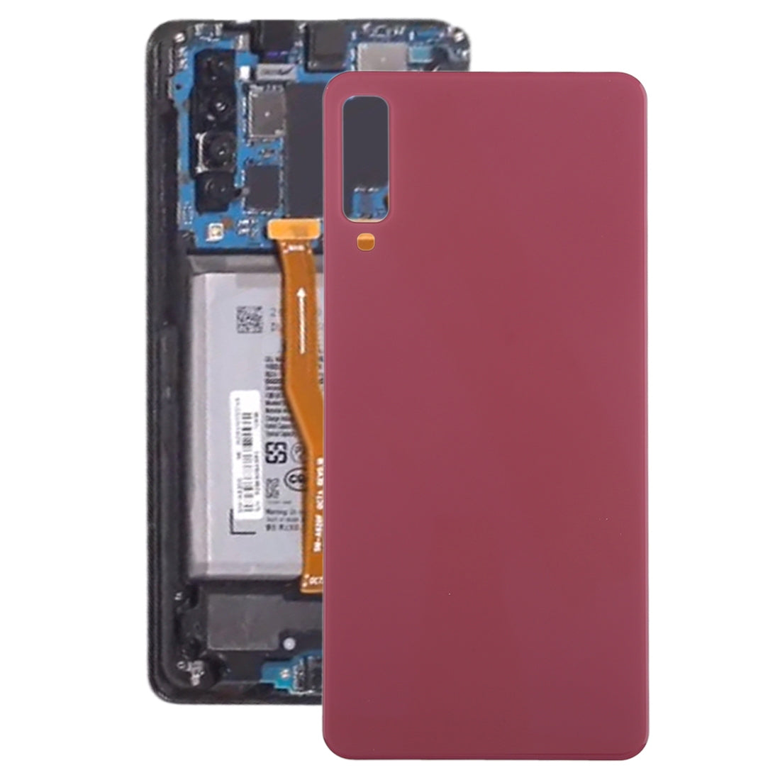 For Galaxy A7 (2018), A750F/DS, SM-A750G, SM-A750FN/DS Battery Back Cover (Red)