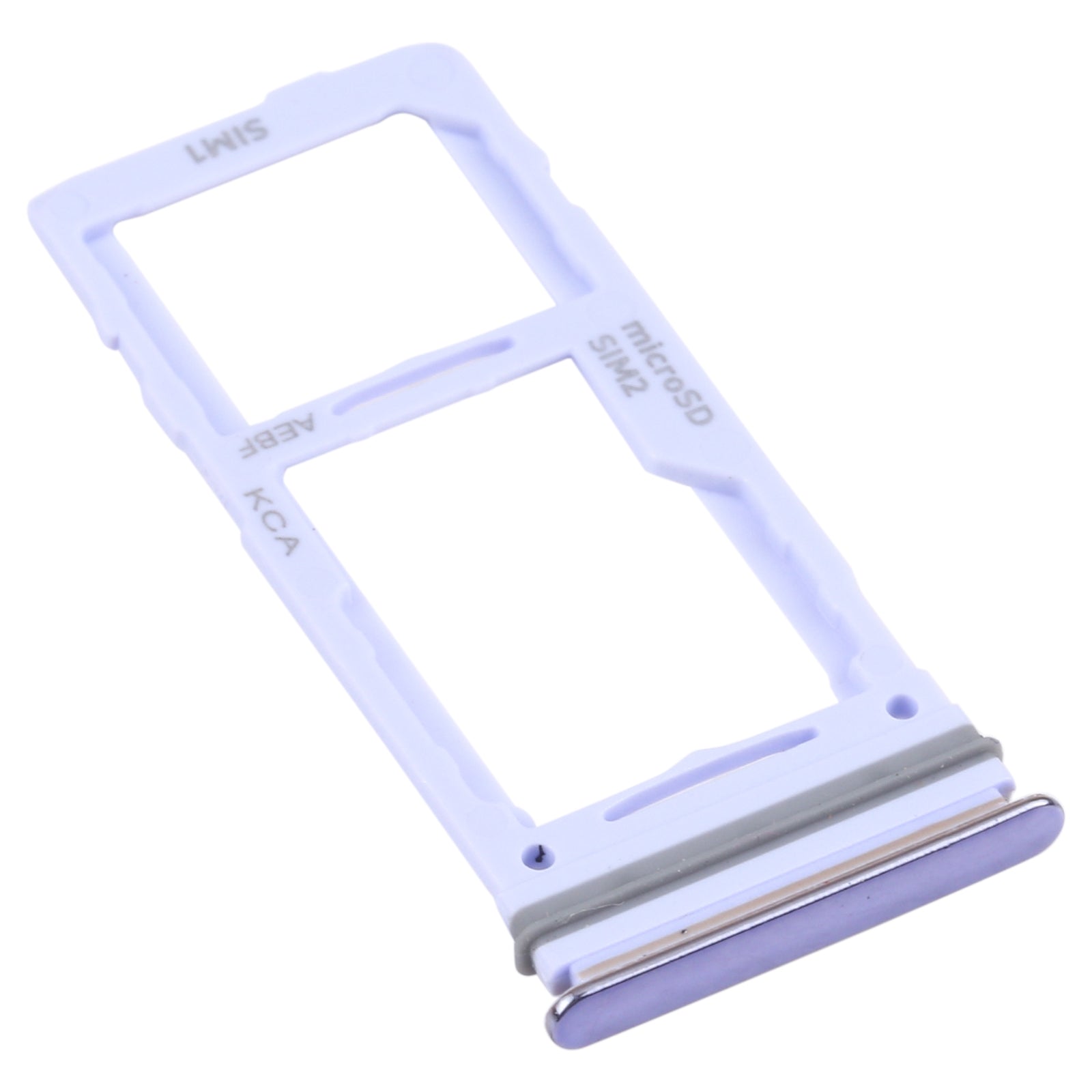 For Samsung Galaxy A52 SM-A525 SIM Card Tray + SIM Card Tray / Micro SD Card Tray (Purple)