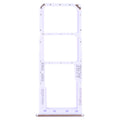 For Samsung Galaxy A32 SM-A325 SIM Card Tray + SIM Card Tray + Micro SD Card Tray (Purple)