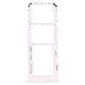 For Samsung Galaxy A12 SM-A125 SIM Card Tray + SIM Card Tray + Micro SD Card Tray (White)