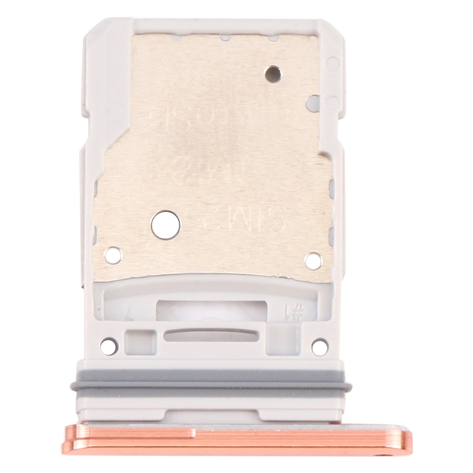 For Samsung Galaxy S20 FE 5G SM-G781B SIM Card Tray + Micro SD Card Tray (Orange)