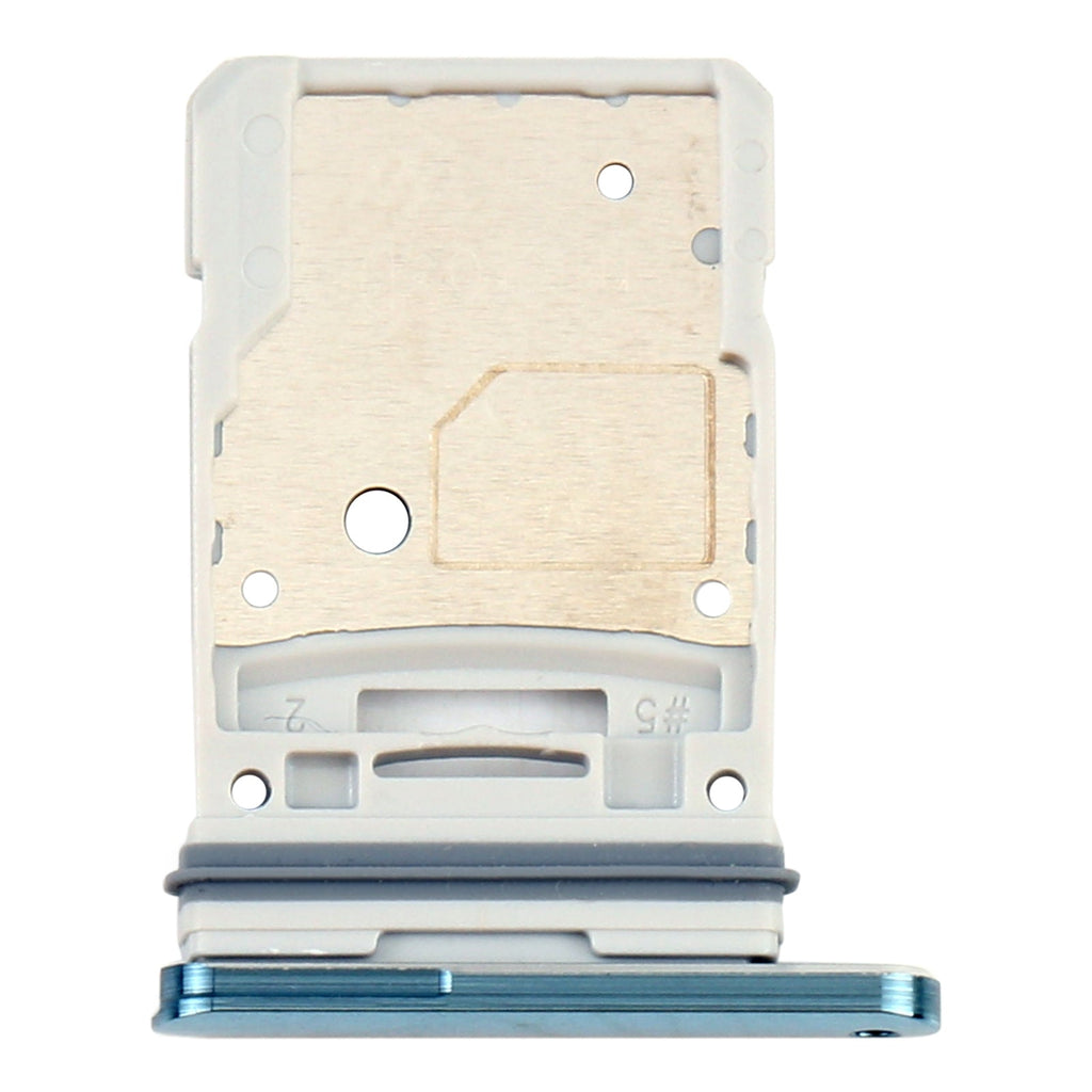 For Samsung Galaxy S20 FE 5G SM-G781B SIM Card Tray + Micro SD Card Tray (Blue)
