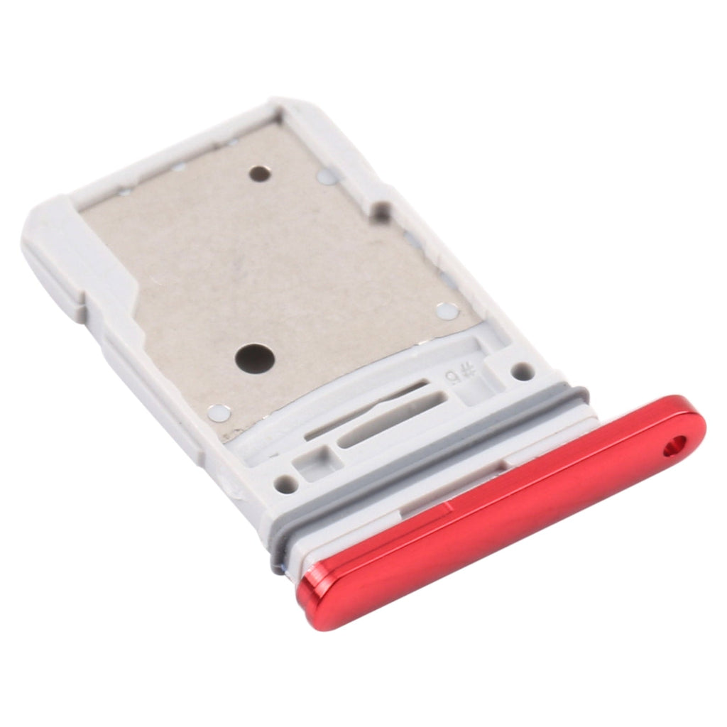 For Samsung Galaxy S20 FE 5G SM-G781B SIM Card Tray + Micro SD Card Tray (Red)
