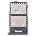 For Samsung Galaxy M31s SM-M317 SIM Card Tray + SIM Card Tray + Micro SD Card Tray (Black)
