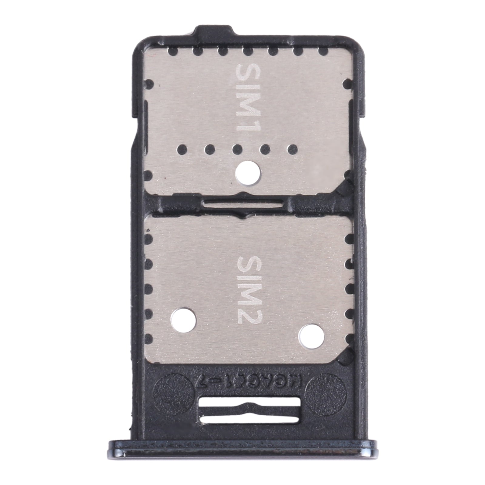 For Samsung Galaxy M31s SM-M317 SIM Card Tray + SIM Card Tray + Micro SD Card Tray (Silver)