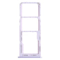 For Samsung Galaxy A22 SM-A225 SIM Card Tray + SIM Card Tray + Micro SD Card Tray (Purple)