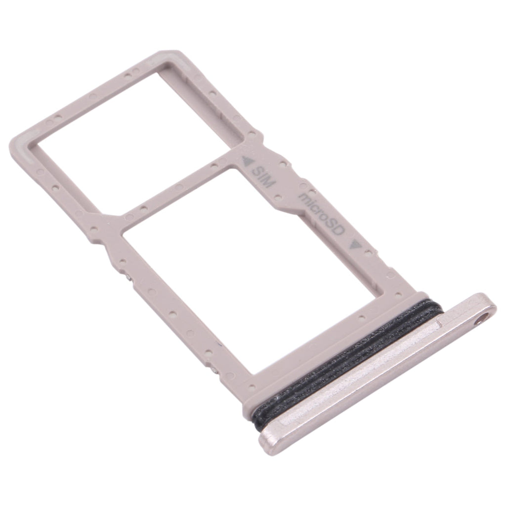 For Samsung Galaxy Tab A7 10.4 (2020) SM-T505 SIM Card Tray + Micro SD Card Tray (Gold)