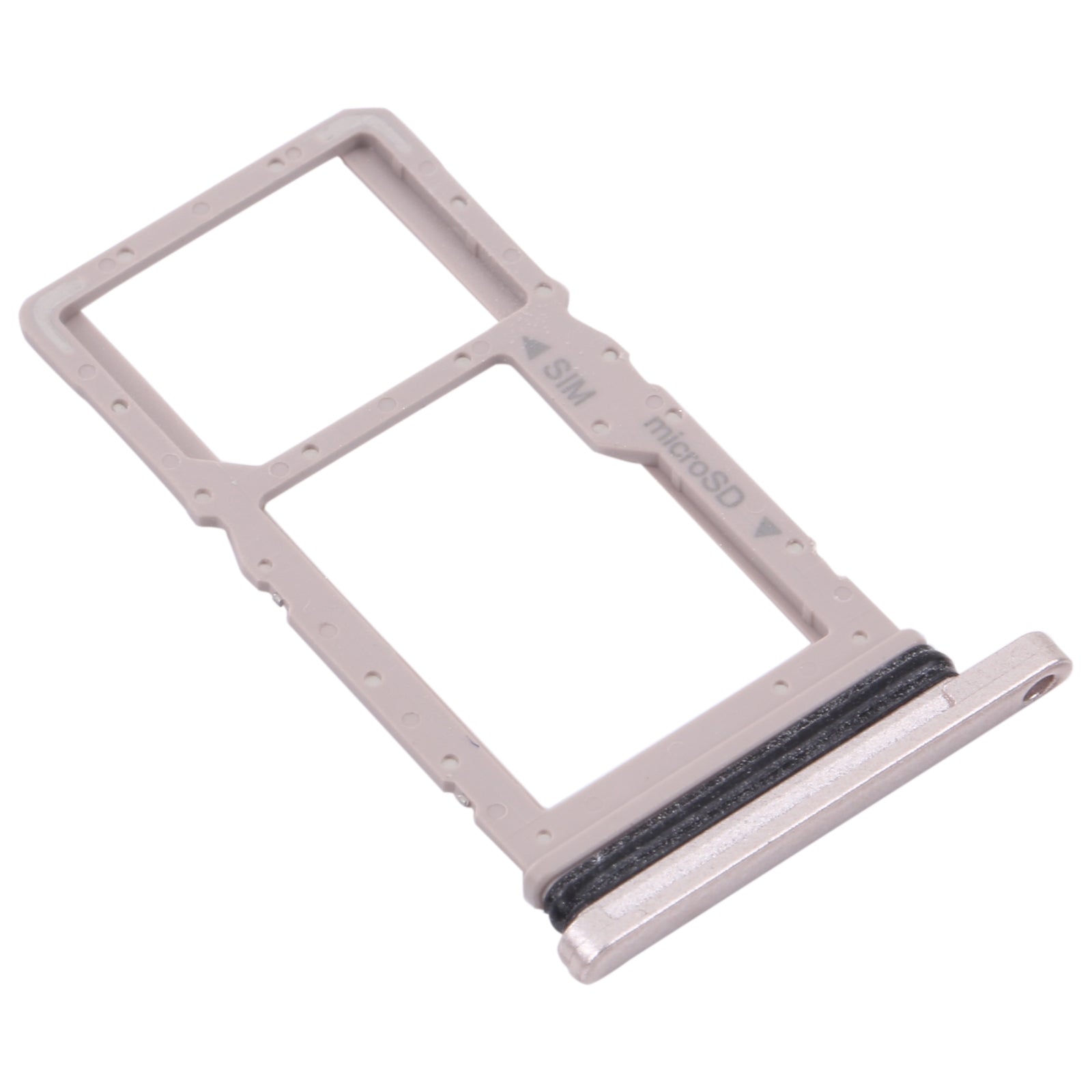 For Samsung Galaxy Tab A7 10.4 (2020) SM-T505 SIM Card Tray + Micro SD Card Tray (Gold)