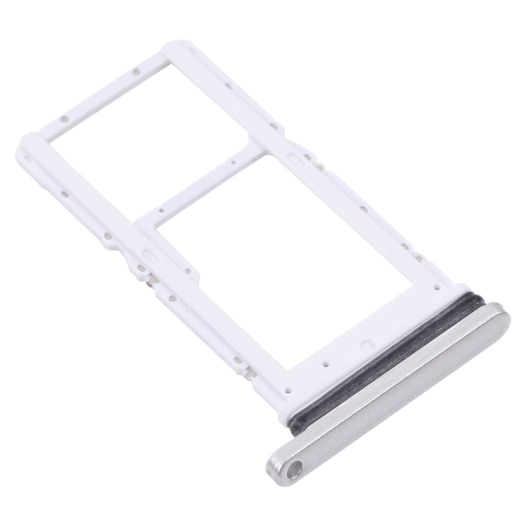 For Samsung Galaxy Tab A7 10.4 (2020) SM-T505 SIM Card Tray + Micro SD Card Tray (White)