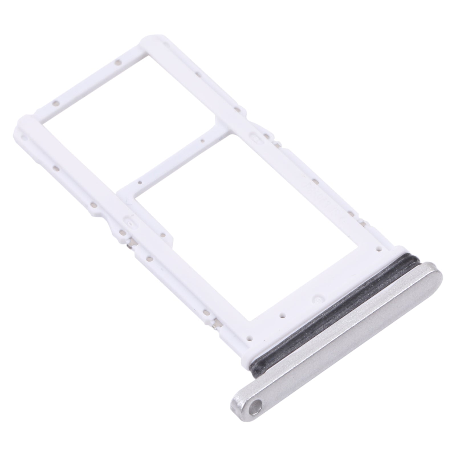 For Samsung Galaxy Tab A7 10.4 (2020) SM-T505 SIM Card Tray + Micro SD Card Tray (White)