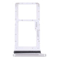For Samsung Galaxy Tab A7 10.4 (2020) SM-T505 SIM Card Tray + Micro SD Card Tray (White)
