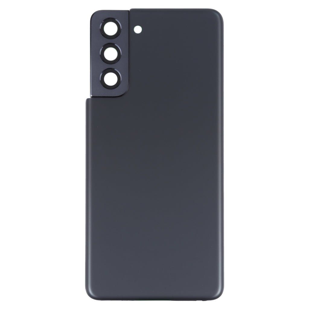 For Samsung Galaxy S21 5G Battery Back Cover with Camera Lens Frame (Black)
