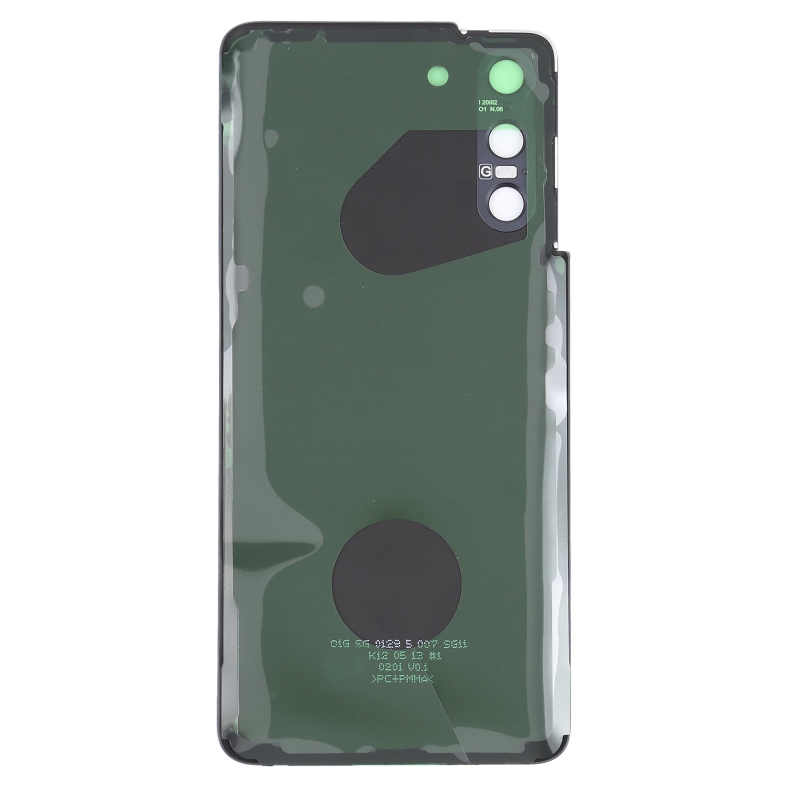 For Samsung Galaxy S21 5G Battery Back Cover with Camera Lens Frame (Black)