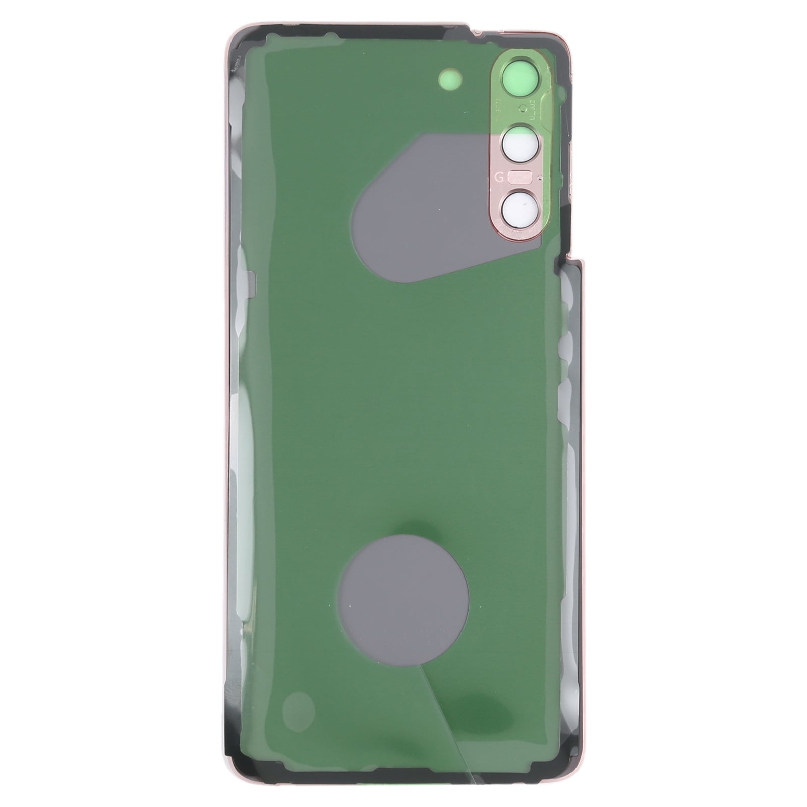For Samsung Galaxy S21 5G Battery Back Cover with Camera Lens Frame (Pink)