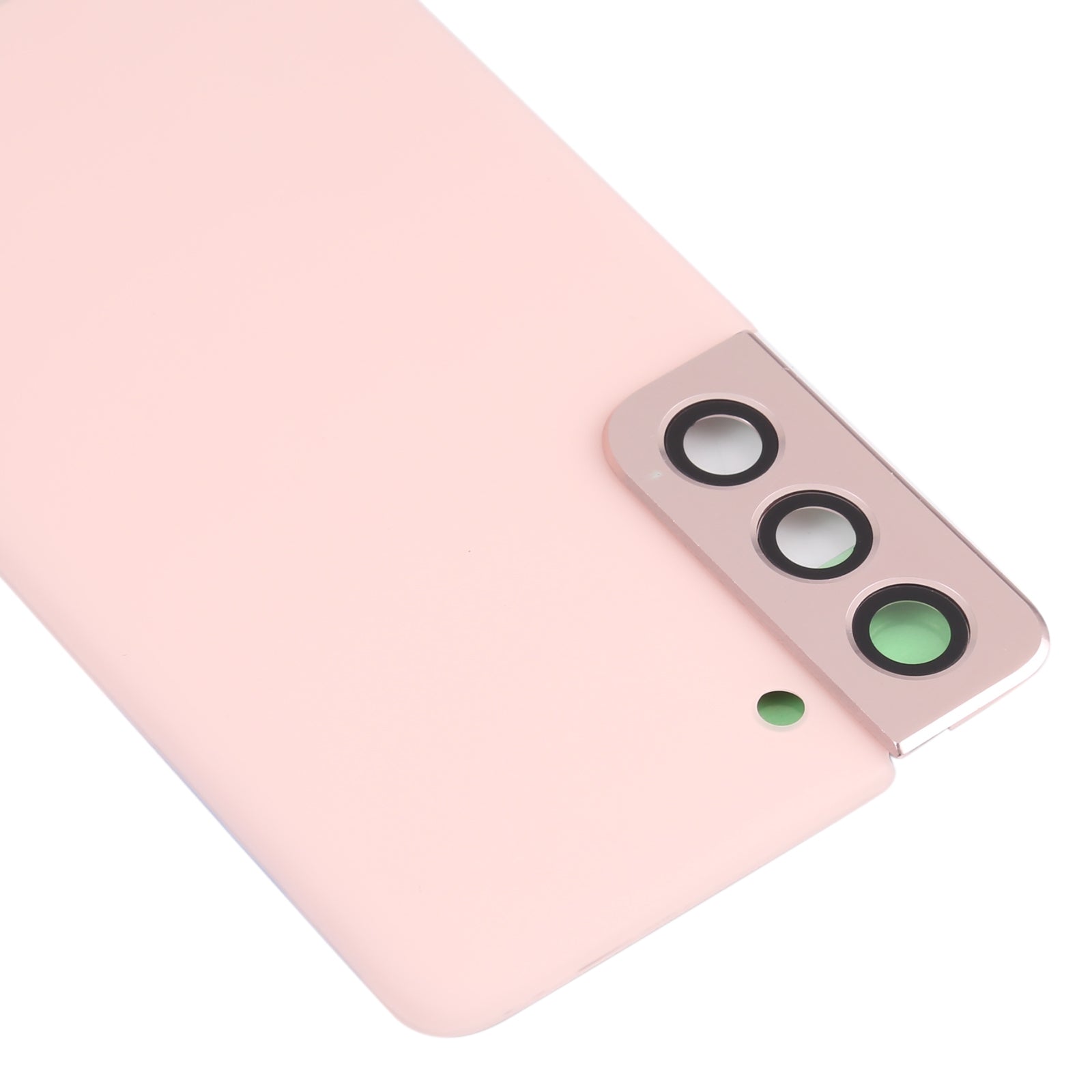 For Samsung Galaxy S21 5G Battery Back Cover with Camera Lens Frame (Pink)